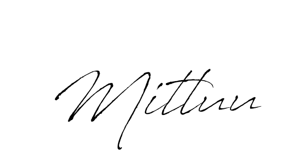 Antro_Vectra is a professional signature style that is perfect for those who want to add a touch of class to their signature. It is also a great choice for those who want to make their signature more unique. Get Mitluu name to fancy signature for free. Mitluu signature style 6 images and pictures png