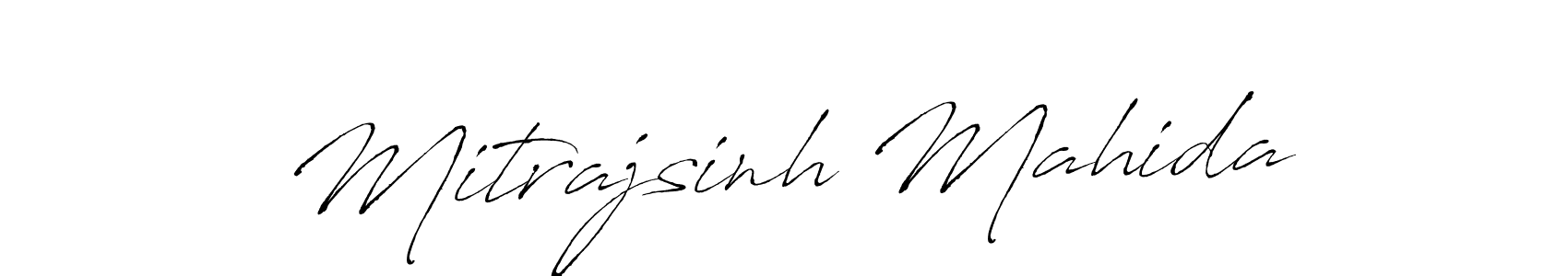 Mitrajsinh Mahida stylish signature style. Best Handwritten Sign (Antro_Vectra) for my name. Handwritten Signature Collection Ideas for my name Mitrajsinh Mahida. Mitrajsinh Mahida signature style 6 images and pictures png