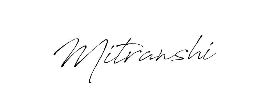 The best way (Antro_Vectra) to make a short signature is to pick only two or three words in your name. The name Mitranshi include a total of six letters. For converting this name. Mitranshi signature style 6 images and pictures png