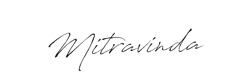 Create a beautiful signature design for name Mitravinda. With this signature (Antro_Vectra) fonts, you can make a handwritten signature for free. Mitravinda signature style 6 images and pictures png