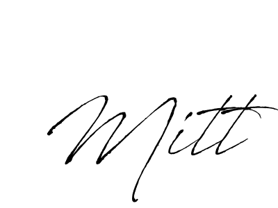 You should practise on your own different ways (Antro_Vectra) to write your name (Mitt) in signature. don't let someone else do it for you. Mitt signature style 6 images and pictures png
