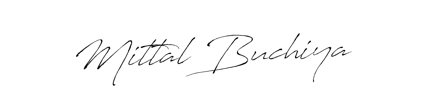 Make a beautiful signature design for name Mittal Buchiya. With this signature (Antro_Vectra) style, you can create a handwritten signature for free. Mittal Buchiya signature style 6 images and pictures png