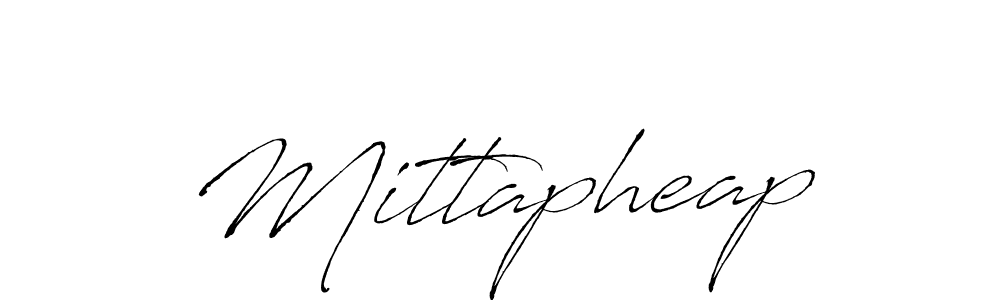 Create a beautiful signature design for name Mittapheap. With this signature (Antro_Vectra) fonts, you can make a handwritten signature for free. Mittapheap signature style 6 images and pictures png