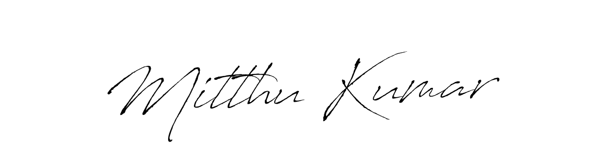 How to make Mitthu Kumar signature? Antro_Vectra is a professional autograph style. Create handwritten signature for Mitthu Kumar name. Mitthu Kumar signature style 6 images and pictures png