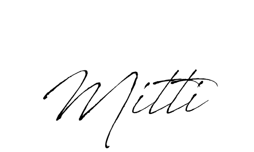 How to make Mitti name signature. Use Antro_Vectra style for creating short signs online. This is the latest handwritten sign. Mitti signature style 6 images and pictures png