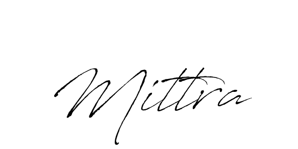 Design your own signature with our free online signature maker. With this signature software, you can create a handwritten (Antro_Vectra) signature for name Mittra. Mittra signature style 6 images and pictures png