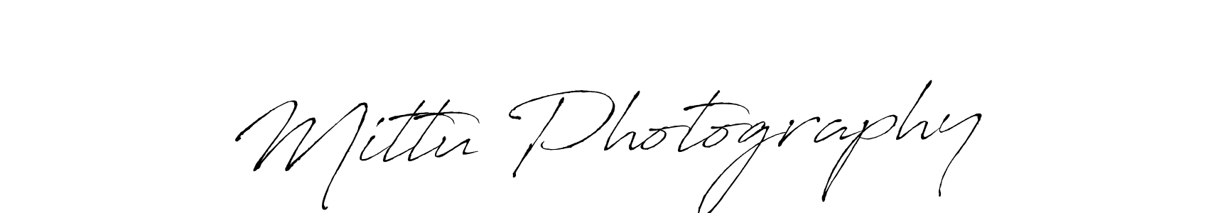 You should practise on your own different ways (Antro_Vectra) to write your name (Mittu Photography) in signature. don't let someone else do it for you. Mittu Photography signature style 6 images and pictures png