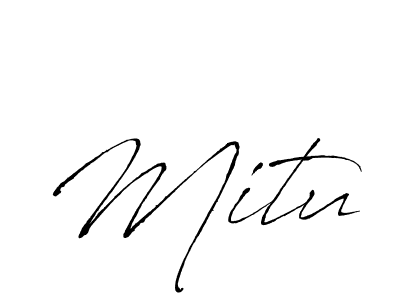 Also we have Mitu name is the best signature style. Create professional handwritten signature collection using Antro_Vectra autograph style. Mitu signature style 6 images and pictures png