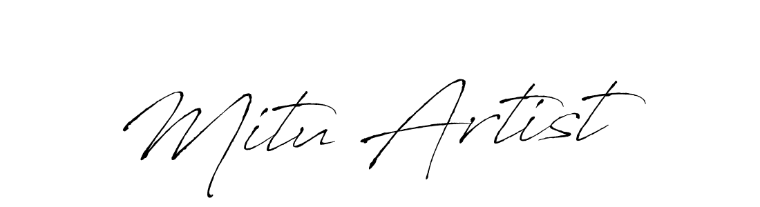 Use a signature maker to create a handwritten signature online. With this signature software, you can design (Antro_Vectra) your own signature for name Mitu Artist. Mitu Artist signature style 6 images and pictures png
