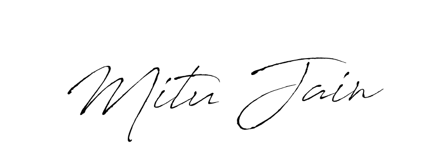 Also we have Mitu Jain name is the best signature style. Create professional handwritten signature collection using Antro_Vectra autograph style. Mitu Jain signature style 6 images and pictures png