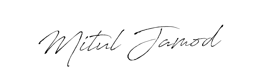 Similarly Antro_Vectra is the best handwritten signature design. Signature creator online .You can use it as an online autograph creator for name Mitul Jamod. Mitul Jamod signature style 6 images and pictures png