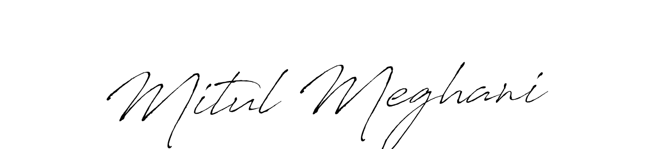 Use a signature maker to create a handwritten signature online. With this signature software, you can design (Antro_Vectra) your own signature for name Mitul Meghani. Mitul Meghani signature style 6 images and pictures png