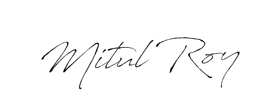 Design your own signature with our free online signature maker. With this signature software, you can create a handwritten (Antro_Vectra) signature for name Mitul Roy. Mitul Roy signature style 6 images and pictures png