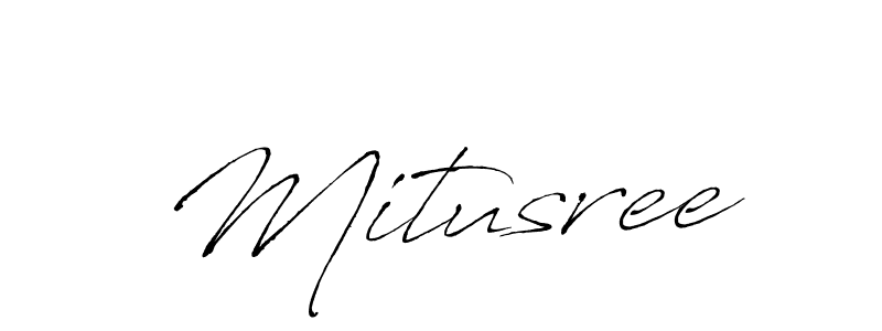Make a beautiful signature design for name Mitusree. With this signature (Antro_Vectra) style, you can create a handwritten signature for free. Mitusree signature style 6 images and pictures png