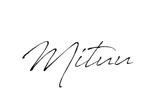 You should practise on your own different ways (Antro_Vectra) to write your name (Mituu) in signature. don't let someone else do it for you. Mituu signature style 6 images and pictures png
