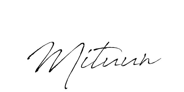 The best way (Antro_Vectra) to make a short signature is to pick only two or three words in your name. The name Mituun include a total of six letters. For converting this name. Mituun signature style 6 images and pictures png