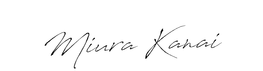 Miura Kanai stylish signature style. Best Handwritten Sign (Antro_Vectra) for my name. Handwritten Signature Collection Ideas for my name Miura Kanai. Miura Kanai signature style 6 images and pictures png