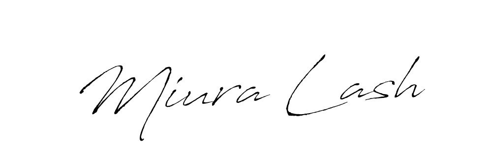 Antro_Vectra is a professional signature style that is perfect for those who want to add a touch of class to their signature. It is also a great choice for those who want to make their signature more unique. Get Miura Lash name to fancy signature for free. Miura Lash signature style 6 images and pictures png