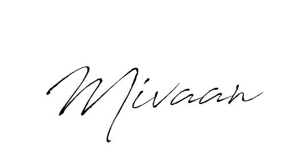 Mivaan stylish signature style. Best Handwritten Sign (Antro_Vectra) for my name. Handwritten Signature Collection Ideas for my name Mivaan. Mivaan signature style 6 images and pictures png