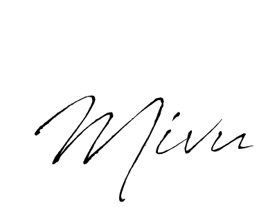 Similarly Antro_Vectra is the best handwritten signature design. Signature creator online .You can use it as an online autograph creator for name Mivu. Mivu signature style 6 images and pictures png