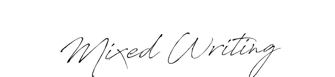 How to Draw Mixed Writing signature style? Antro_Vectra is a latest design signature styles for name Mixed Writing. Mixed Writing signature style 6 images and pictures png
