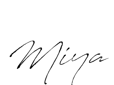 Make a beautiful signature design for name Miya. With this signature (Antro_Vectra) style, you can create a handwritten signature for free. Miya signature style 6 images and pictures png