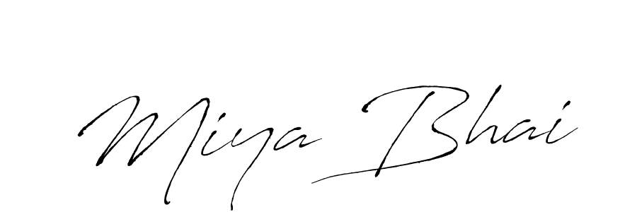 Also we have Miya Bhai name is the best signature style. Create professional handwritten signature collection using Antro_Vectra autograph style. Miya Bhai signature style 6 images and pictures png
