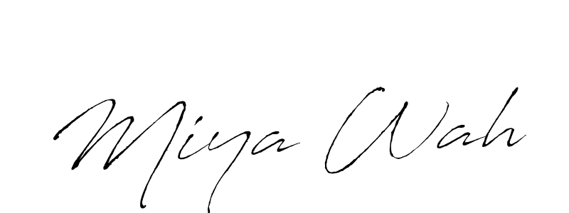 This is the best signature style for the Miya Wah name. Also you like these signature font (Antro_Vectra). Mix name signature. Miya Wah signature style 6 images and pictures png