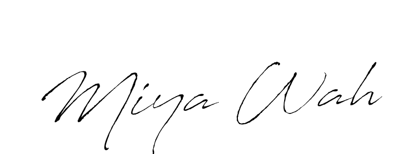 Make a beautiful signature design for name Miya Wah. Use this online signature maker to create a handwritten signature for free. Miya Wah signature style 6 images and pictures png