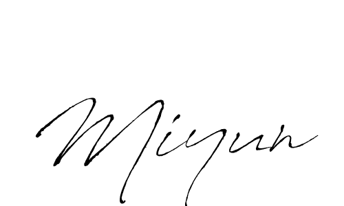 Make a beautiful signature design for name Miyun. With this signature (Antro_Vectra) style, you can create a handwritten signature for free. Miyun signature style 6 images and pictures png