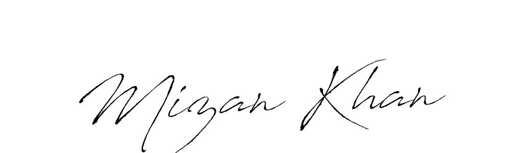Also we have Mizan Khan name is the best signature style. Create professional handwritten signature collection using Antro_Vectra autograph style. Mizan Khan signature style 6 images and pictures png