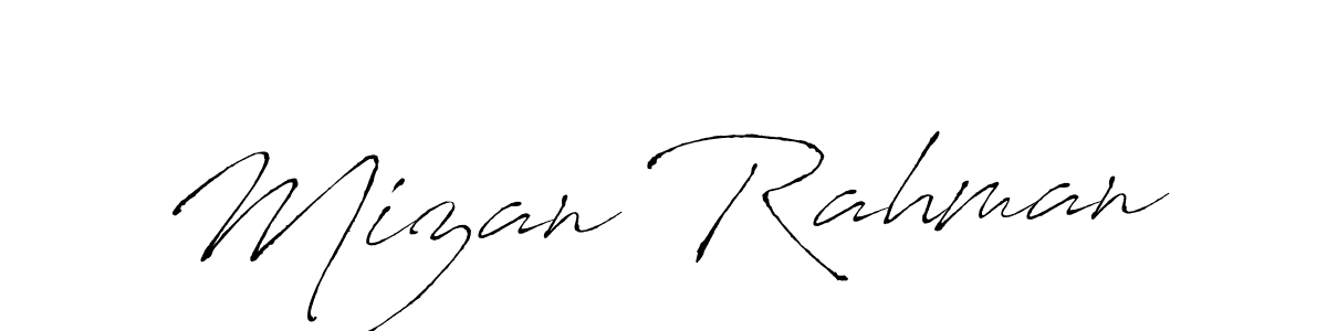 Use a signature maker to create a handwritten signature online. With this signature software, you can design (Antro_Vectra) your own signature for name Mizan Rahman. Mizan Rahman signature style 6 images and pictures png