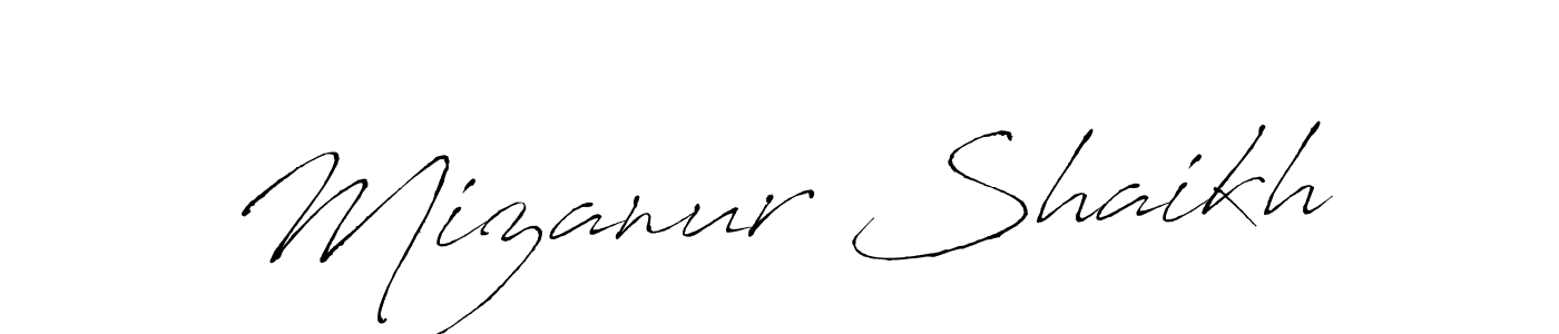 Mizanur Shaikh stylish signature style. Best Handwritten Sign (Antro_Vectra) for my name. Handwritten Signature Collection Ideas for my name Mizanur Shaikh. Mizanur Shaikh signature style 6 images and pictures png