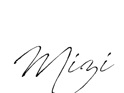 You should practise on your own different ways (Antro_Vectra) to write your name (Mizi) in signature. don't let someone else do it for you. Mizi signature style 6 images and pictures png