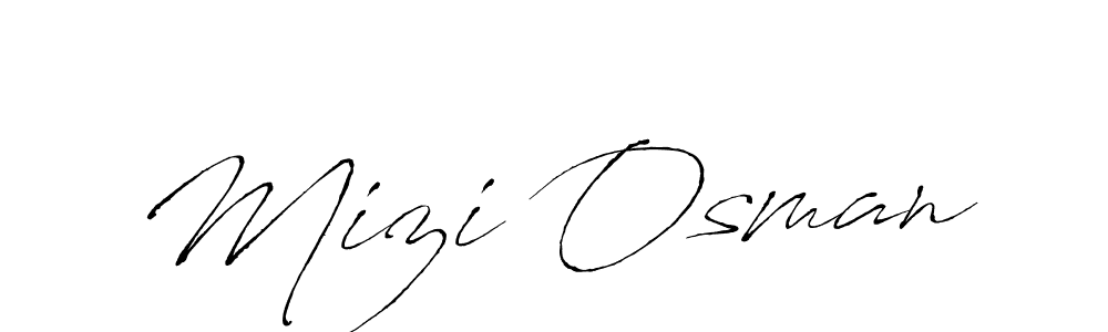 Make a beautiful signature design for name Mizi Osman. Use this online signature maker to create a handwritten signature for free. Mizi Osman signature style 6 images and pictures png
