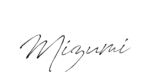 Antro_Vectra is a professional signature style that is perfect for those who want to add a touch of class to their signature. It is also a great choice for those who want to make their signature more unique. Get Mizumi name to fancy signature for free. Mizumi signature style 6 images and pictures png