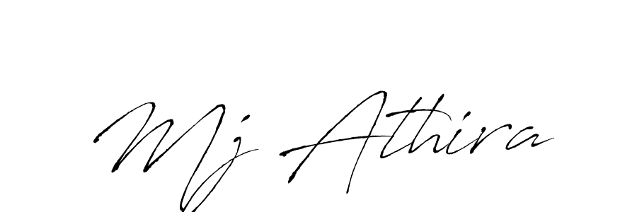 Also we have Mj Athira name is the best signature style. Create professional handwritten signature collection using Antro_Vectra autograph style. Mj Athira signature style 6 images and pictures png