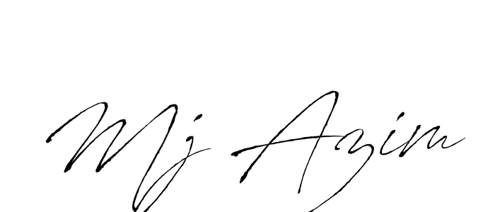 The best way (Antro_Vectra) to make a short signature is to pick only two or three words in your name. The name Mj Azim include a total of six letters. For converting this name. Mj Azim signature style 6 images and pictures png