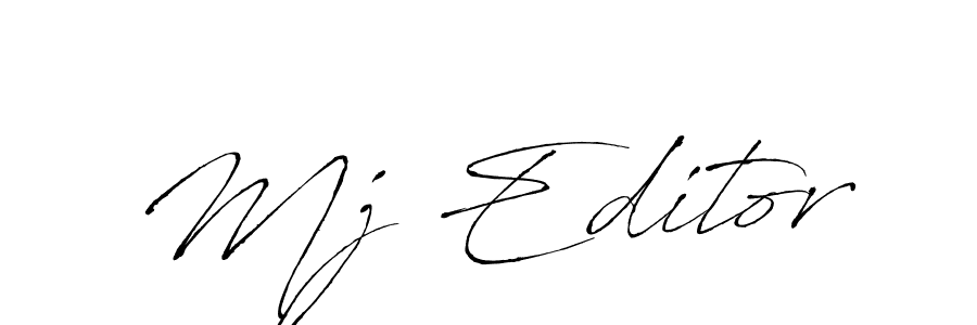 Use a signature maker to create a handwritten signature online. With this signature software, you can design (Antro_Vectra) your own signature for name Mj Editor. Mj Editor signature style 6 images and pictures png
