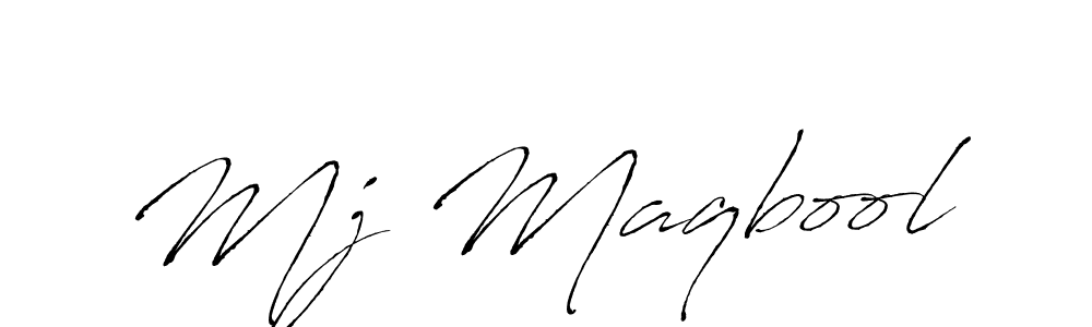 Also You can easily find your signature by using the search form. We will create Mj Maqbool name handwritten signature images for you free of cost using Antro_Vectra sign style. Mj Maqbool signature style 6 images and pictures png