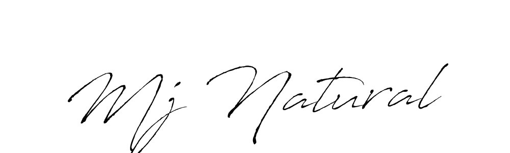 Create a beautiful signature design for name Mj Natural. With this signature (Antro_Vectra) fonts, you can make a handwritten signature for free. Mj Natural signature style 6 images and pictures png