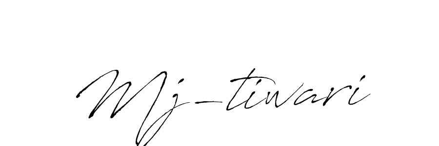 Mj-tiwari stylish signature style. Best Handwritten Sign (Antro_Vectra) for my name. Handwritten Signature Collection Ideas for my name Mj-tiwari. Mj-tiwari signature style 6 images and pictures png