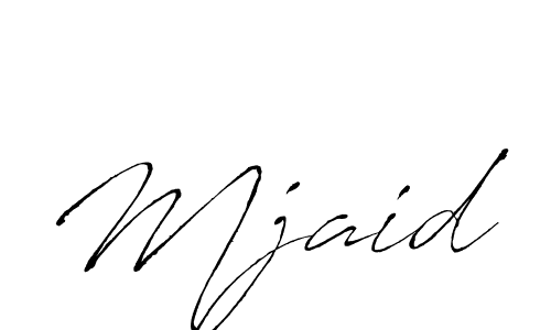 The best way (Antro_Vectra) to make a short signature is to pick only two or three words in your name. The name Mjaid include a total of six letters. For converting this name. Mjaid signature style 6 images and pictures png