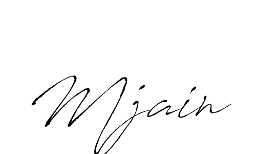 if you are searching for the best signature style for your name Mjain. so please give up your signature search. here we have designed multiple signature styles  using Antro_Vectra. Mjain signature style 6 images and pictures png