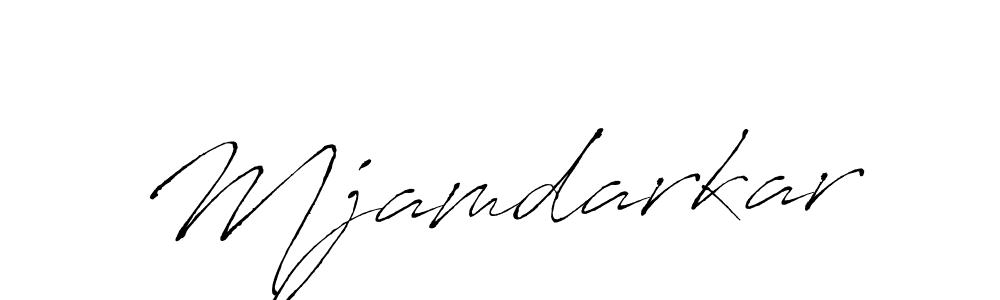 Use a signature maker to create a handwritten signature online. With this signature software, you can design (Antro_Vectra) your own signature for name Mjamdarkar. Mjamdarkar signature style 6 images and pictures png