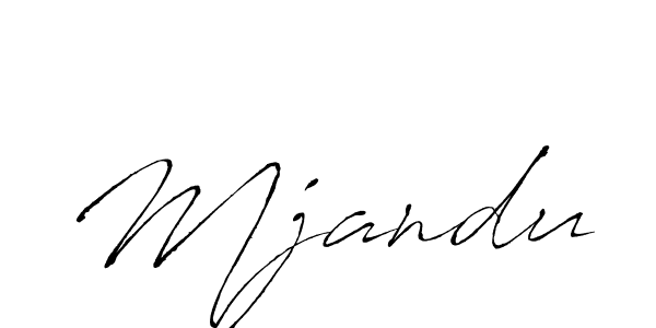 Make a beautiful signature design for name Mjandu. Use this online signature maker to create a handwritten signature for free. Mjandu signature style 6 images and pictures png