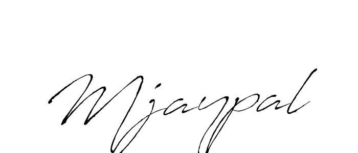 Make a beautiful signature design for name Mjaypal. With this signature (Antro_Vectra) style, you can create a handwritten signature for free. Mjaypal signature style 6 images and pictures png