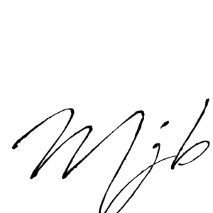 Design your own signature with our free online signature maker. With this signature software, you can create a handwritten (Antro_Vectra) signature for name Mjb. Mjb signature style 6 images and pictures png