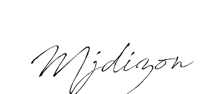 How to make Mjdizon name signature. Use Antro_Vectra style for creating short signs online. This is the latest handwritten sign. Mjdizon signature style 6 images and pictures png