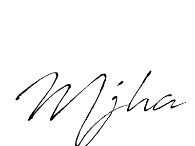 Also You can easily find your signature by using the search form. We will create Mjha name handwritten signature images for you free of cost using Antro_Vectra sign style. Mjha signature style 6 images and pictures png